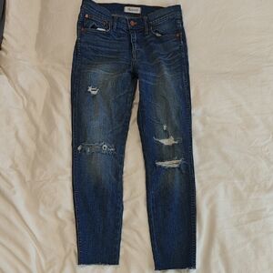 Madewell Distressed Ankle Jeans